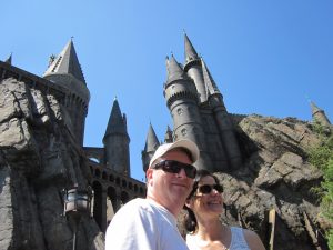 Scott and Sonja at Hogwarts