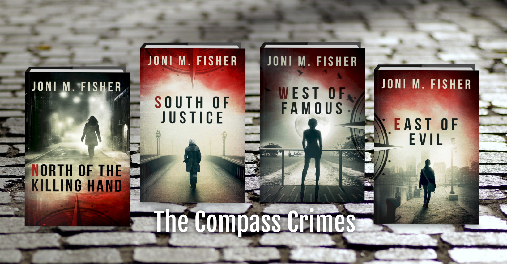 The award-winning compass crimes series by Joni M Fisher